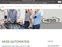 Tablet Screenshot of hess-automaten.de